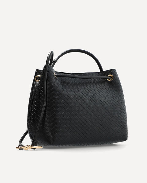 Bolso Negro Trenzado