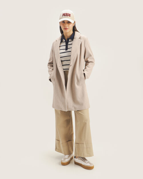 Abrigo Abierto Beige