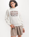 Sudadera Rosa Estampada,BLANCO