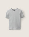 Playera Semijaustada Rayas,GRIS CLARO