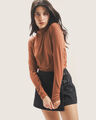 Top Cuello Alto,CAFE CLARO