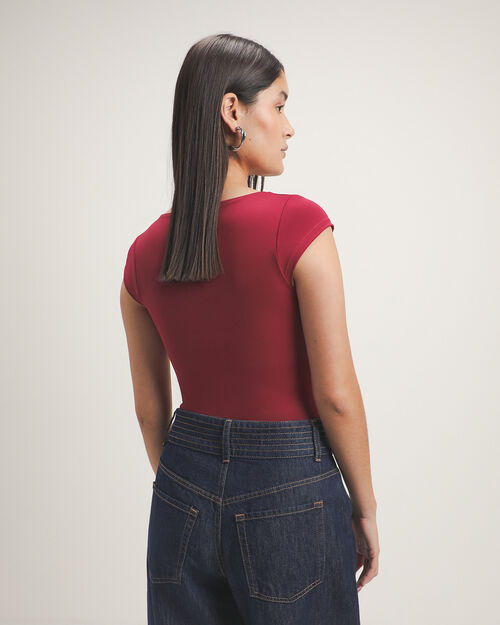 Crop Top Rojo B&aacute;sico