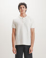 Polo Regular Blanca,BLANCO HUESO