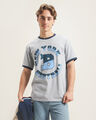 Playera Gris Estampada,GRIS CLARO