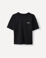 Playera Blanca Relaxed,NEGRO