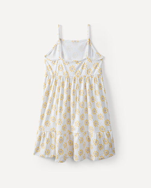 Vestido Blanco Estampado