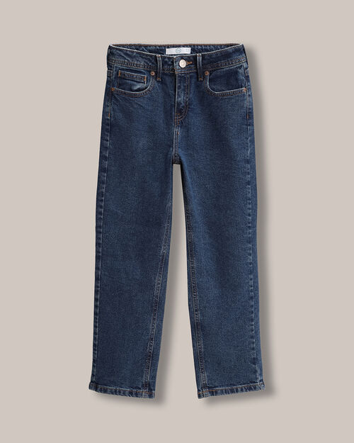 Mom Fit Jeans Marino