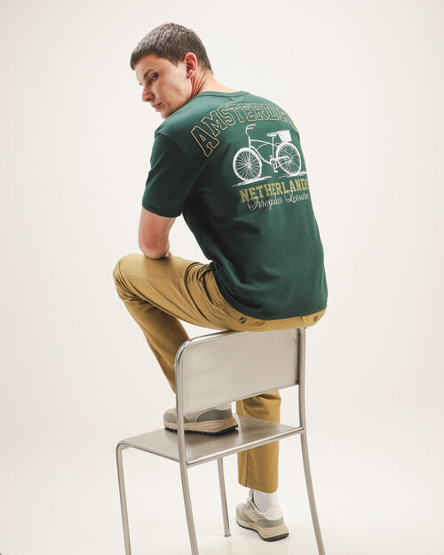 Playera Verde Manga Corta