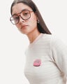 Top Tejido Harry Potter,BLANCO HUESO