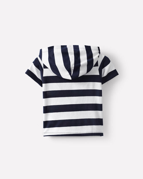 Playera Rayas Con Gorro