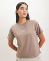 Playera Regular Caf&eacute;,CAFE
