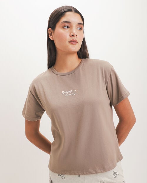 Playera Regular Caf&eacute;