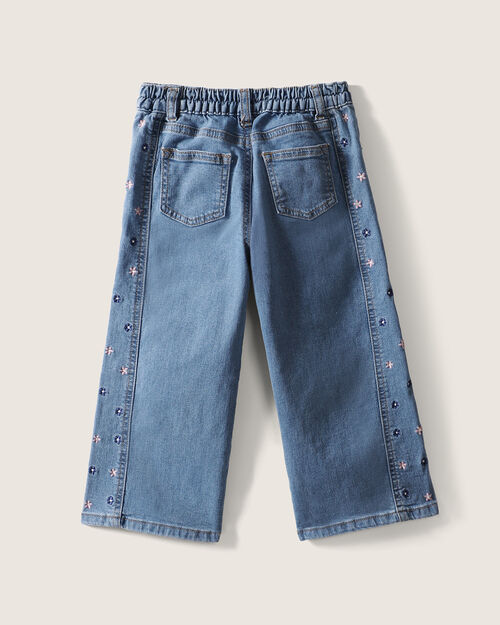 Jeans Con Diseño De Flores