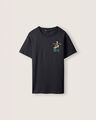 Playera Estampada Manga Corta,GRIS CARBON