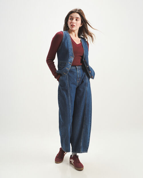 Jeans Azul Fit Barrel