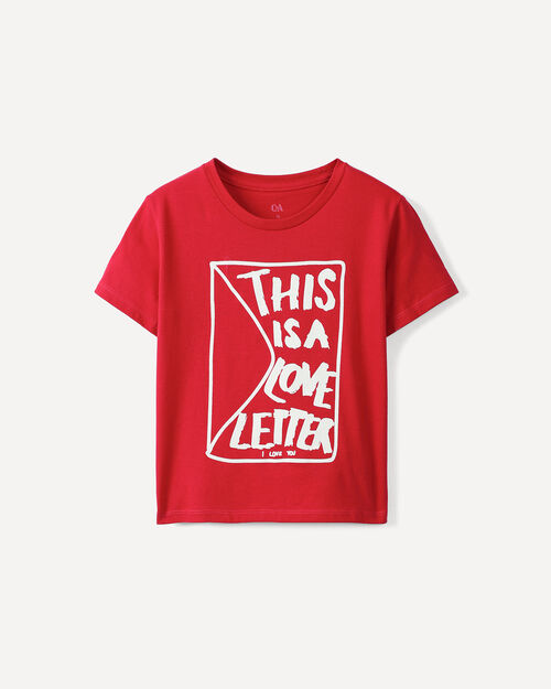 Playera Roja Gr&aacute;fico