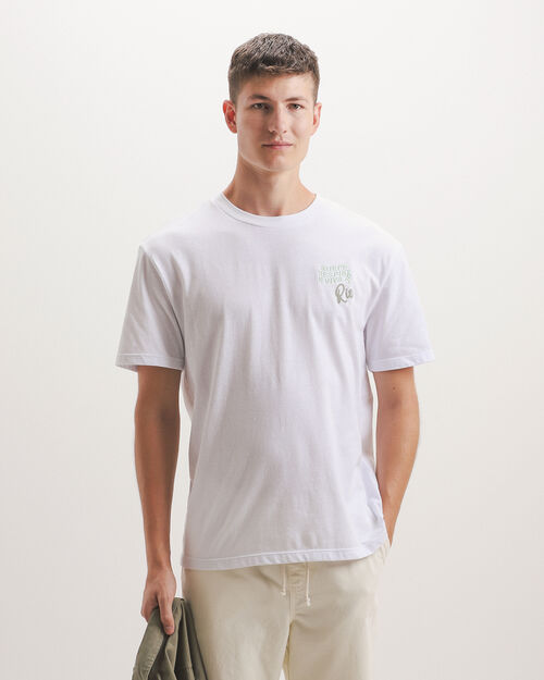 Playera Blanca Fit Relaxed