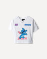 Playera Blanca Stitch,BLANCO HUESO