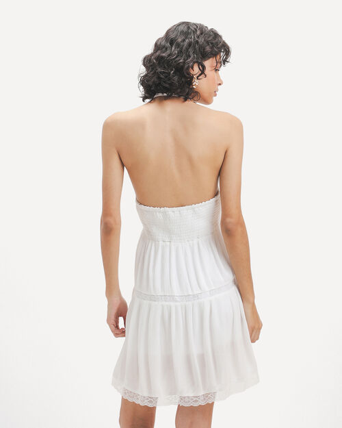 Vestido Halter Blanco