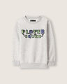 Sudadera Azul Estampada,GRIS CLARO