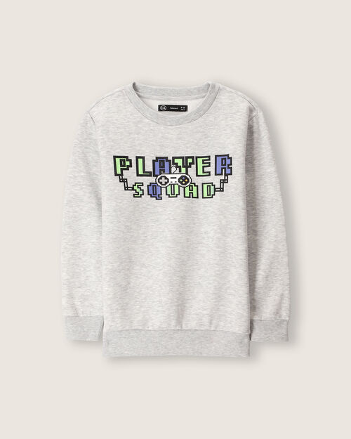 Sudadera Gris Relaxed