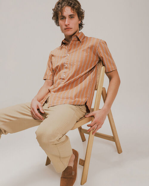 Camisa Relaxed Café