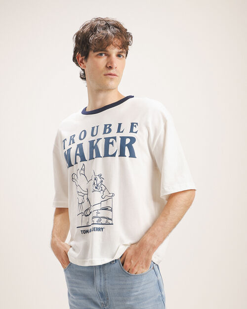 Playera Estampada Tom Y Jerry