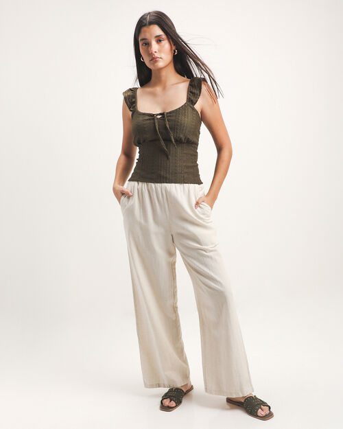 Top Sin Mangas Tejido