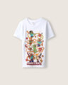 Playera Manga Corta Jurassic World,BLANCO P1