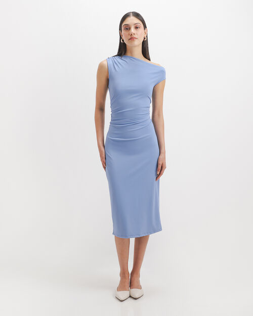Vestido Midi Azul