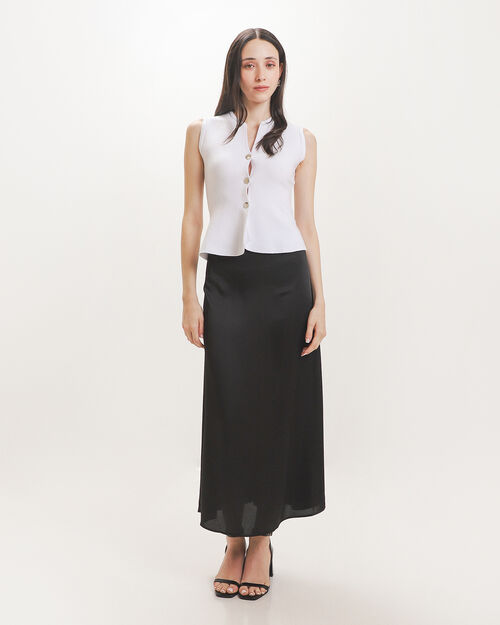 Falda Midi Satinada