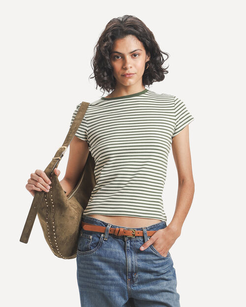 Playera Rayas Slim