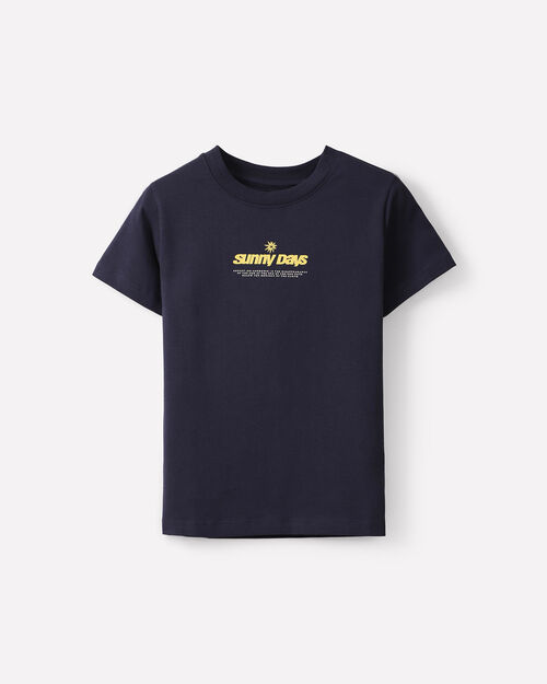 Playera Manga Corta Estampada