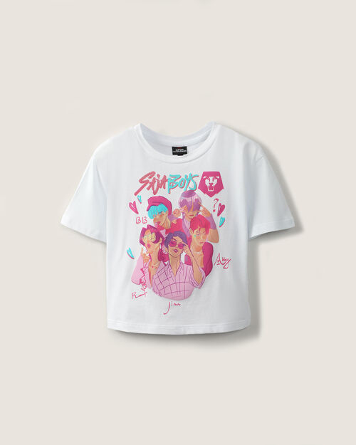 Playera K-pop Manga Corta