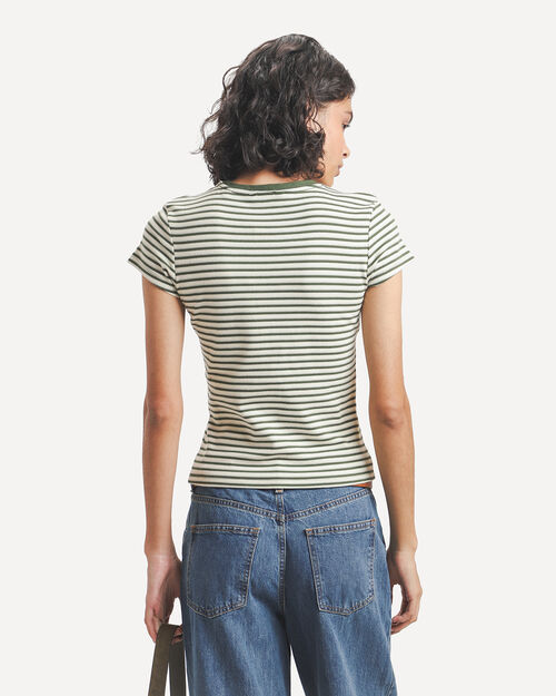 Playera Rayas Slim