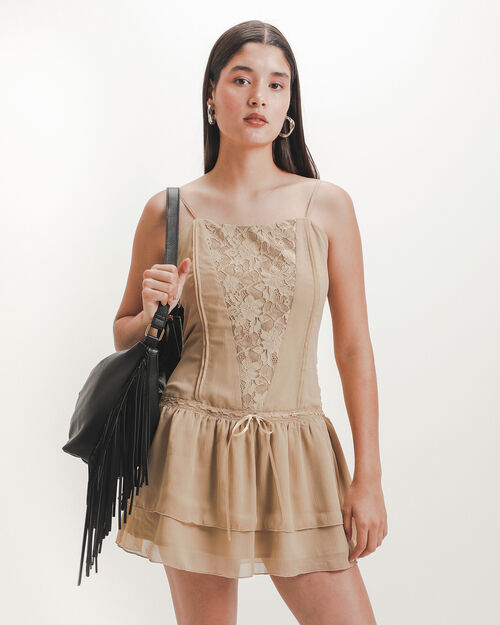 Vestido Corto Tirantes