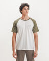 Playera Regular Contraste,VERDE