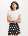 Blusa Asim&eacute;trica Beige,CRUDO