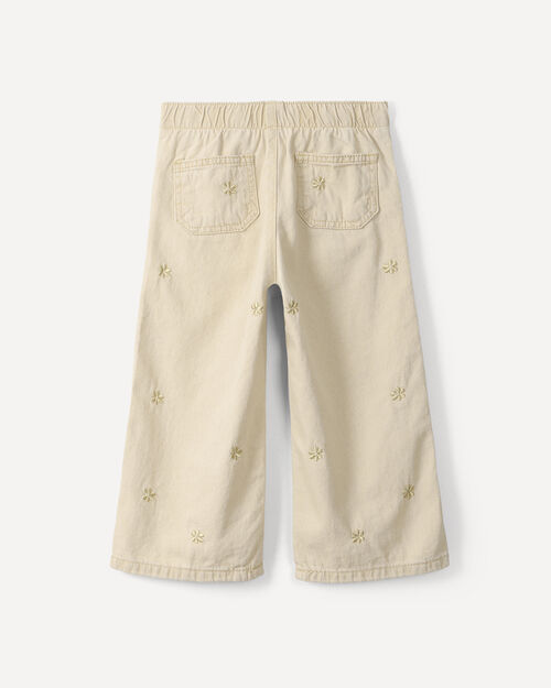Jeans Wide Leg Bordado