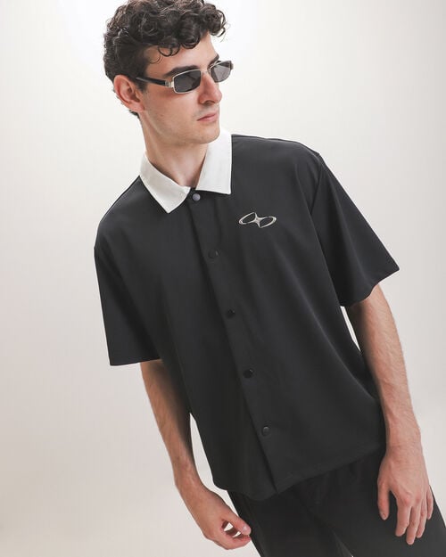 Camisa Negra Boxy