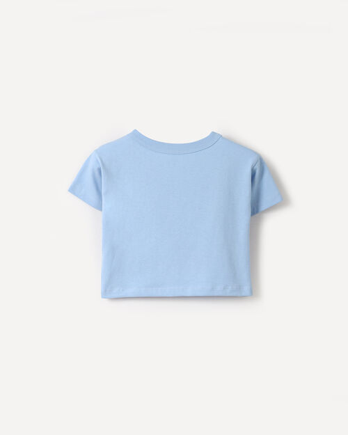 Playera Azul Boxy