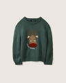 Suéter Diseño Navideño,VERDE BOSQUE
