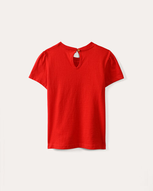 Playera Roja Estampada