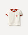 Playera Gris Estampada,BLANCO P1