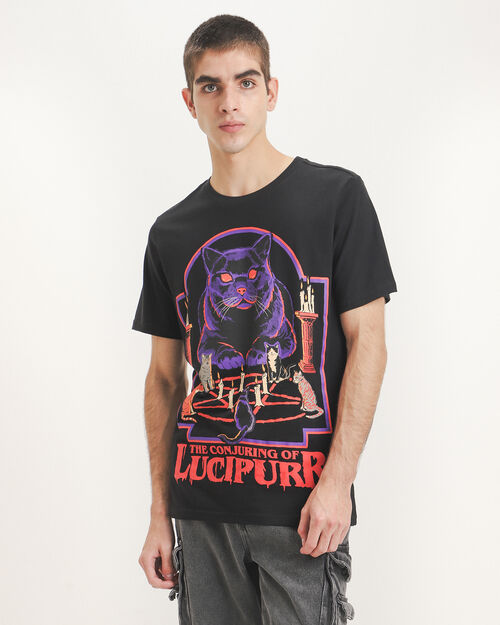 Playera Negra Lucipurr