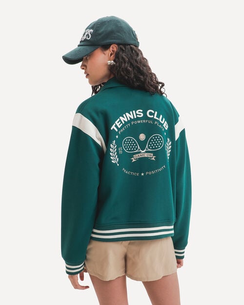 Chamarra Bomber Verde