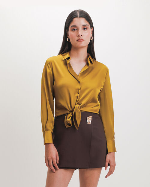Camisa Relaxed Satinada