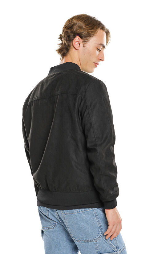 Chamarra Bomber Suede