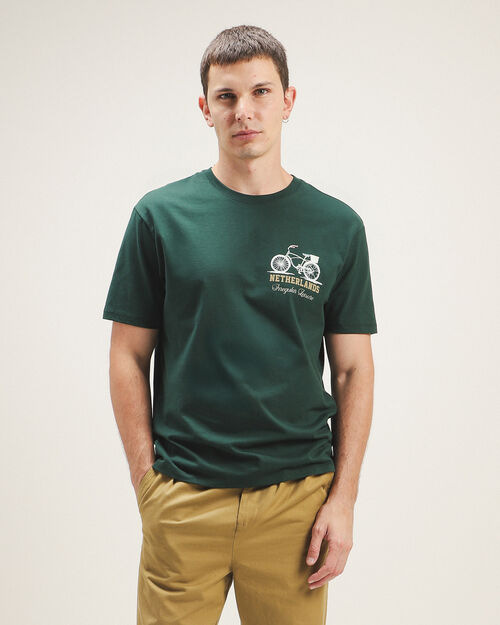 Playera Verde Manga Corta