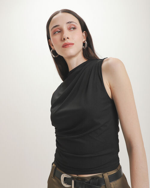 Top Negro Mesh